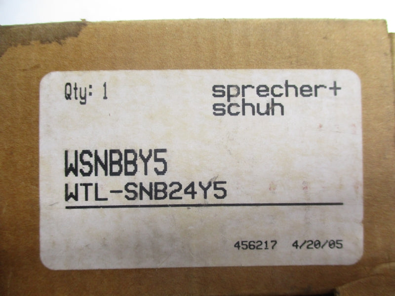 SPRECHER+SCHUH WSNBBY5 SER. A 24VAC NSMP