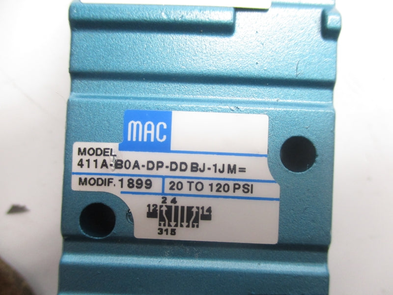 MAC 411A-B0A-DP-DDBJ-1JM 12VDC 120PSI NSNP
