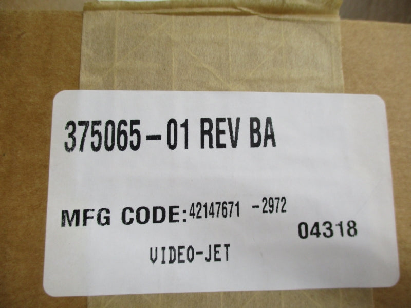 VIDEOJET 375065-01 REV. BA NSMP