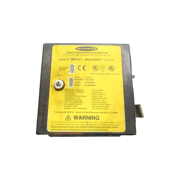 BANNER ENGINEERING MSCA-1 115V UNMP