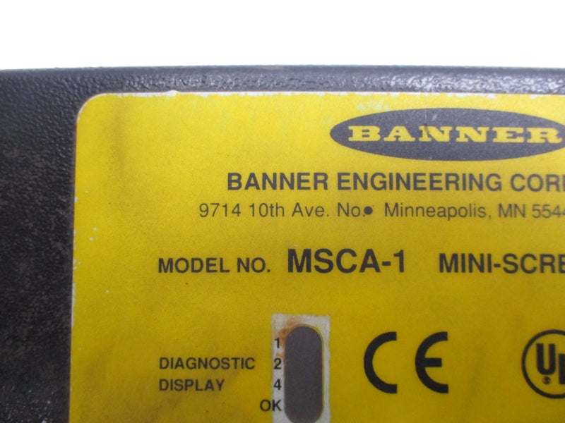 BANNER ENGINEERING MSCA-1 115V UNMP