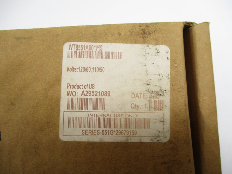 ASCO WT8551A001MS 110-120V NSMP