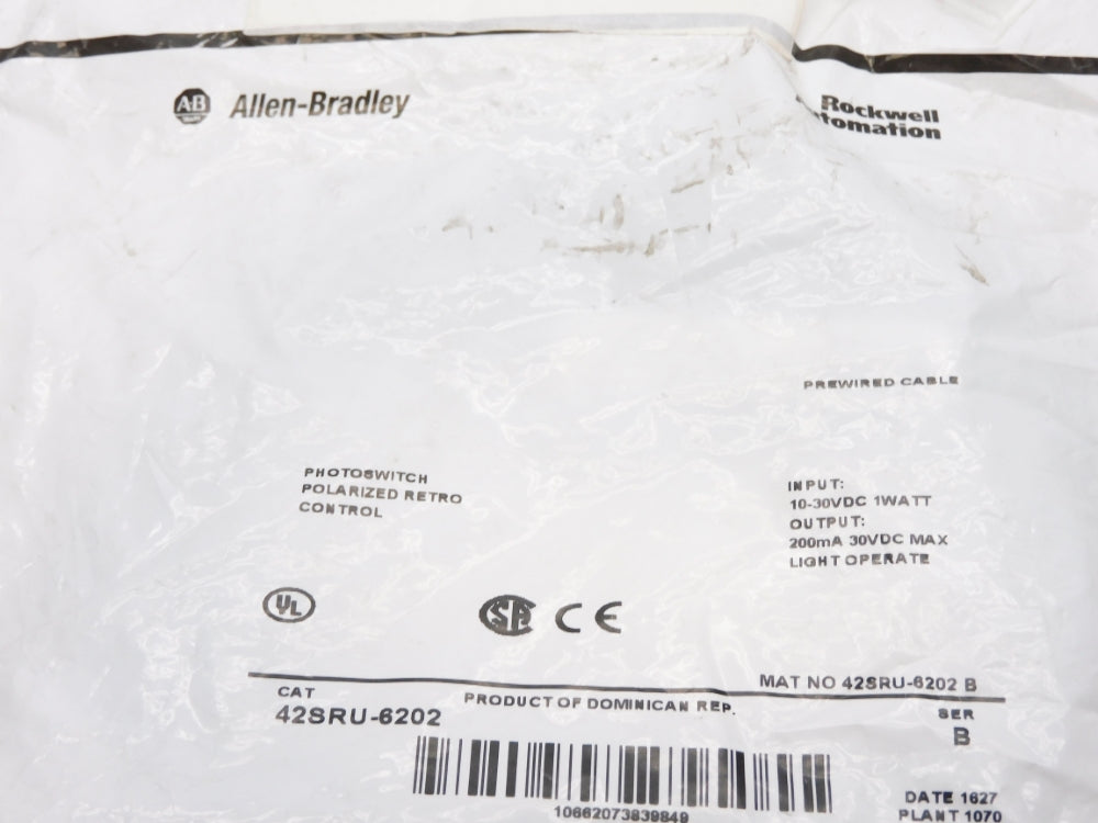 ALLEN BRADLEY 42SRU-6202 SER. B NSMP
