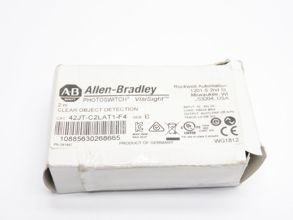 ALLEN BRADLEY 42JT-C2LAT1-F4 SER. B (WH) NSMP