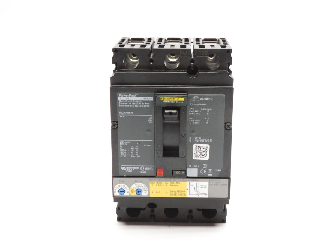 SQUARE D HJL36100M73 SER. 1 600V 100A NSNP