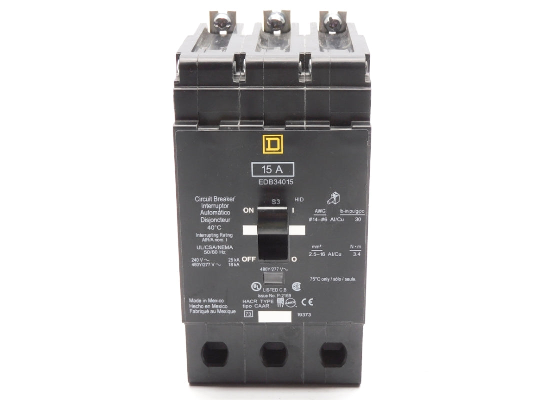 SQUARE D EDB34015 SER. 3 240V 15A NSNP