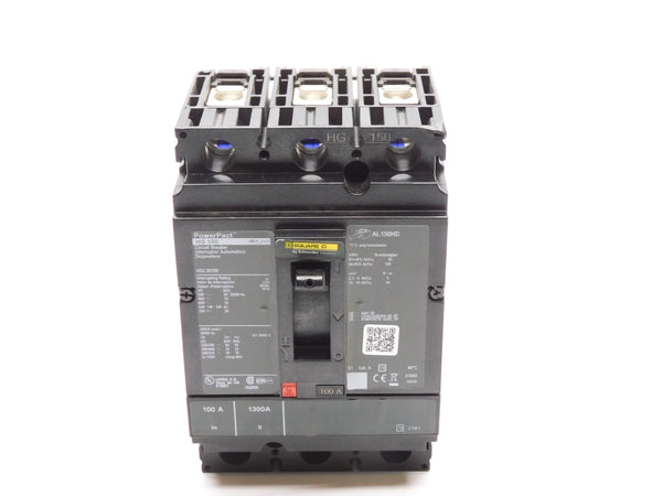 SQUARE D HGL36100 600V 100A NSNP