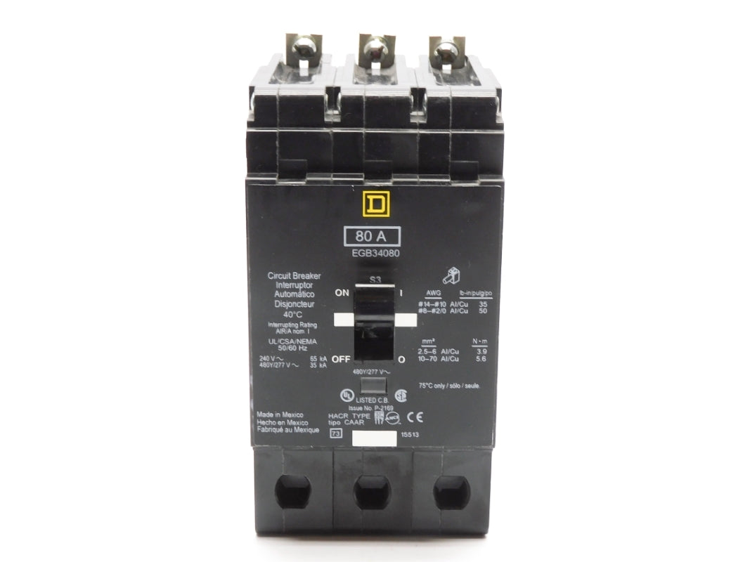 SQUARE D EGB34080 277V 80A NSNP