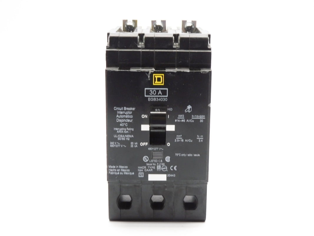 SQUARE D EGB34030 277V 30A NSNP