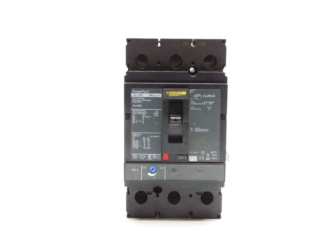 SQUARE D JGL36200 600V 200A NSNP
