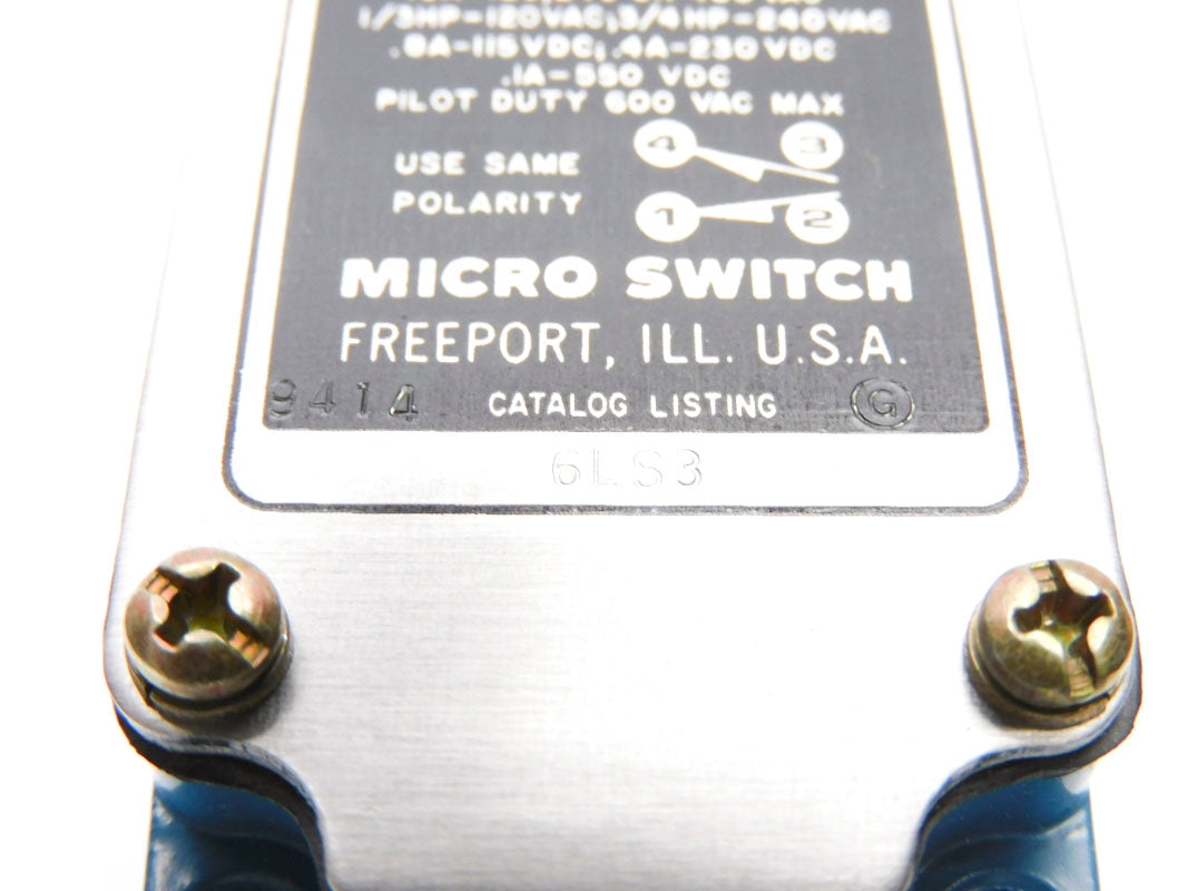 MICRO SWITCH 6LS3 600VAC 10A NSMP