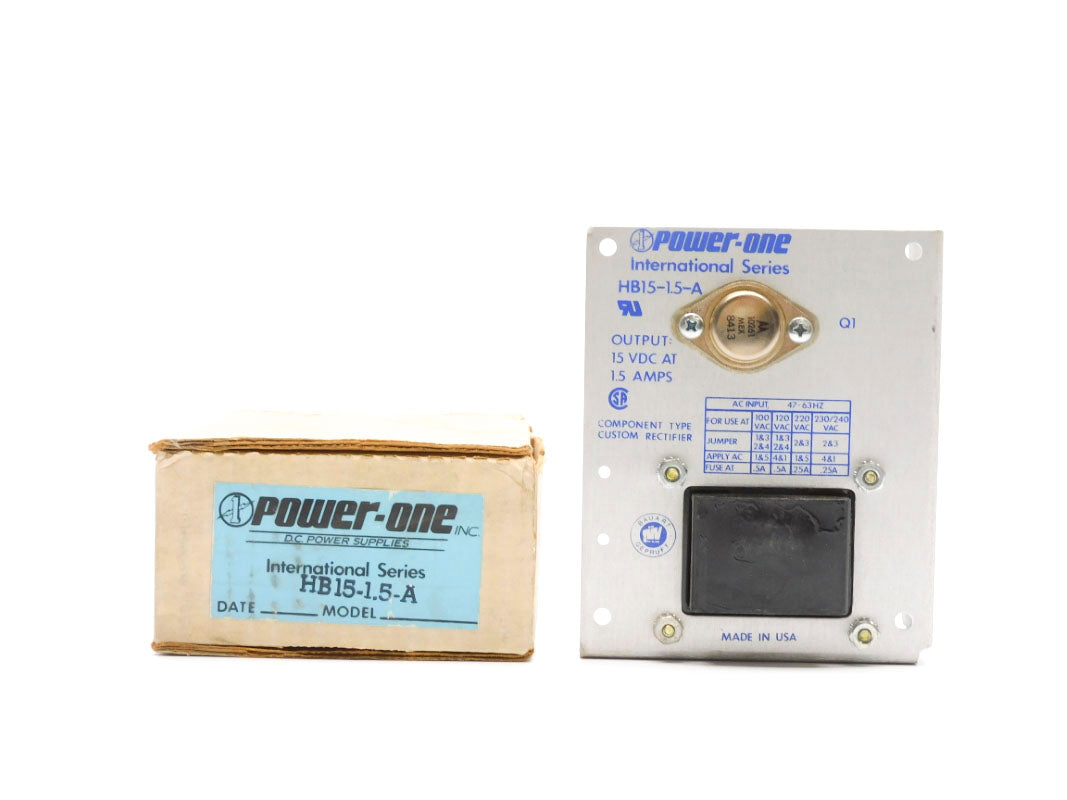 POWER-ONE HB15-1.5-A 15VDC 1.5A NSMP