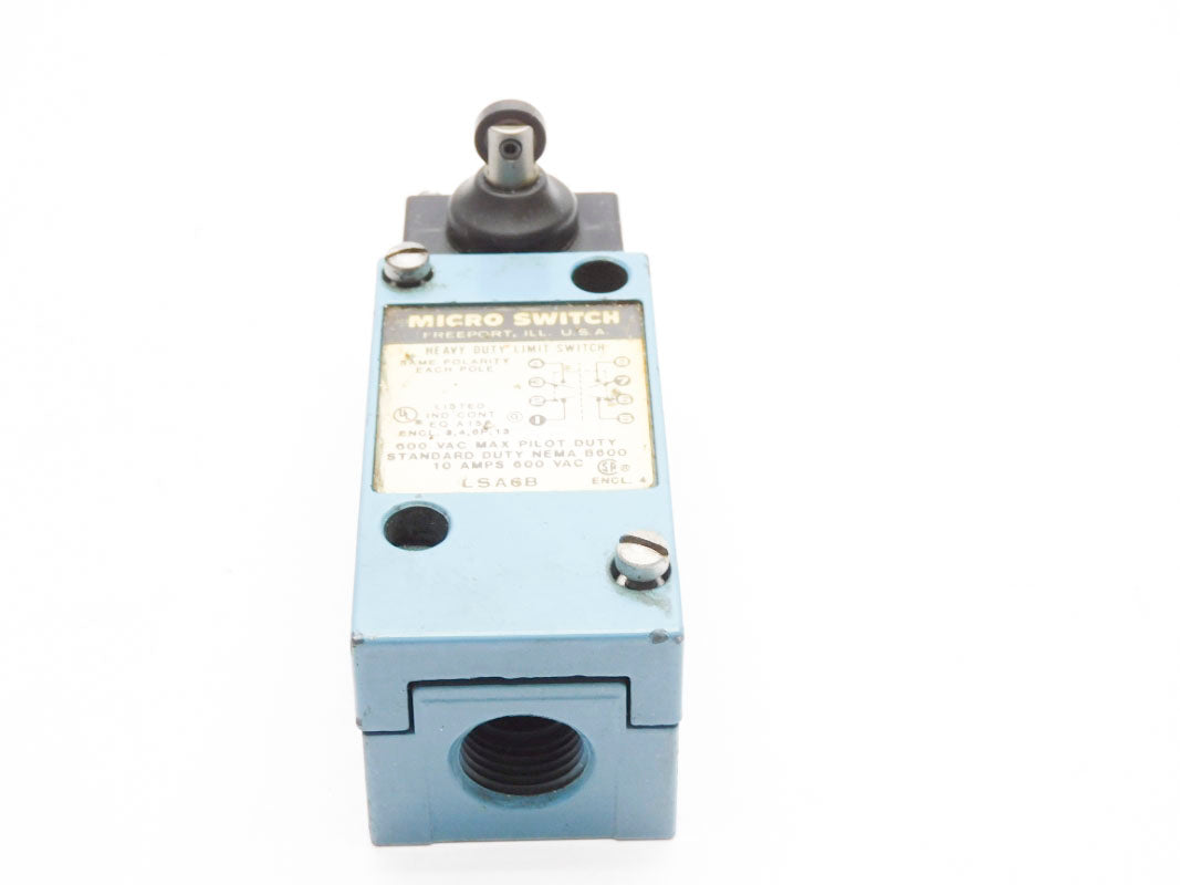 MICRO SWITCH LSA6B 600VAC 10A UNMP