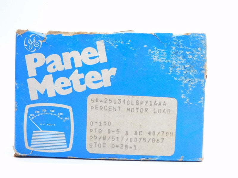 GENERAL ELECTRIC 50-250340LSPZ1AAA 0-150% 0-5AAC NSMP