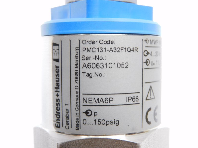 ENDRESS+HAUSER PMC131-A32F1Q4R 52001356 11-30VDC 0-150PSIG NSMP