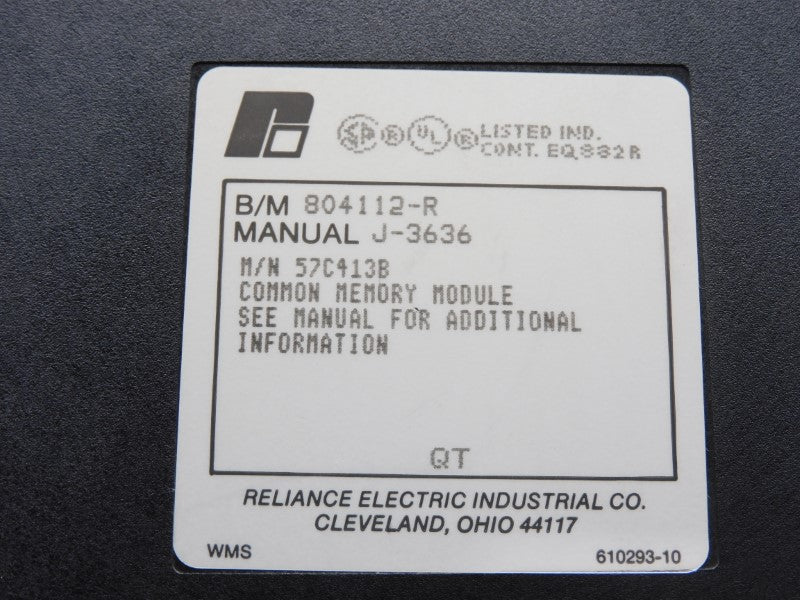 RELIANCE ELECTRIC 57C413B UNMP