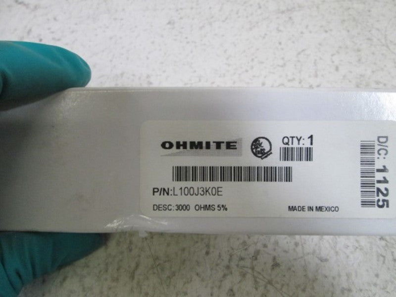 OHMITE RESISTOR L100J3K0E NSMP