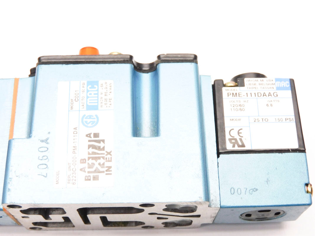 MAC 6223C-000-PM-111DA 110/120V 150PSI NSMP
