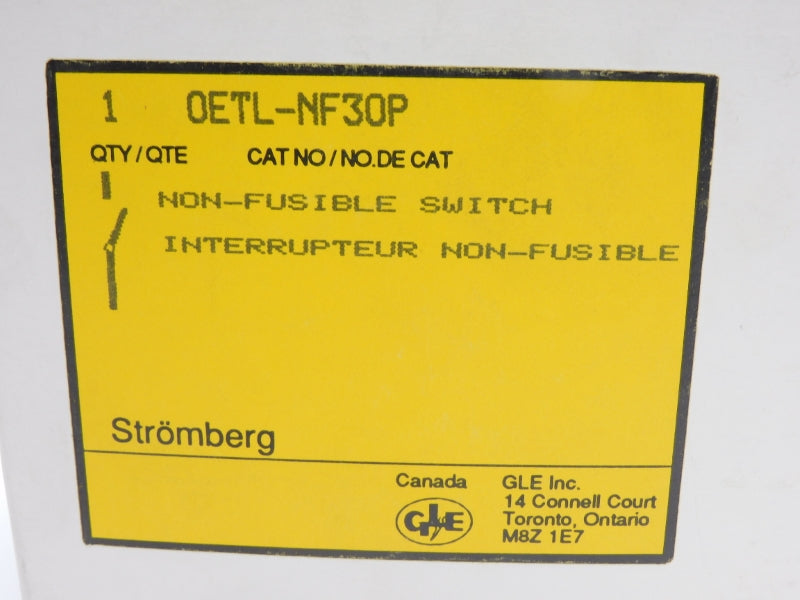 STROMBERG OETL-NF30P NSMP