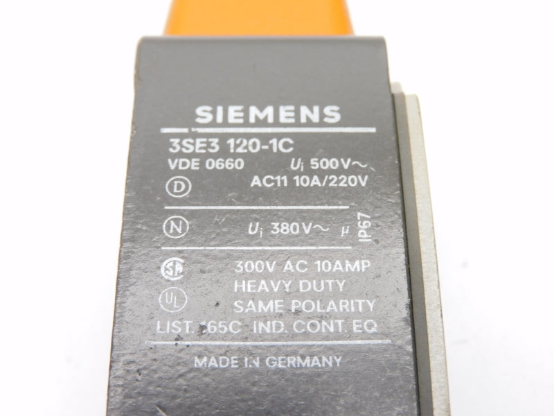 SIEMENS 3SE3120-1C 500V 10A NSNP