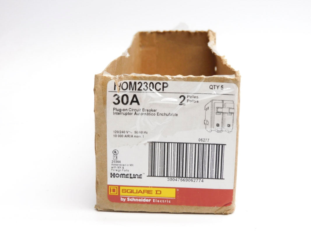 SQUARE D HOM230CP 30A 120/240V (PKG OF 5) NSMP
