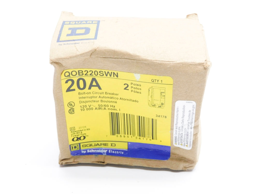 SQUARE D QOB220SWN 120V 20A NSMP