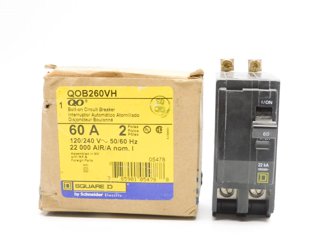 SQUARE D QOB260VH 120/240V 60A NSMP