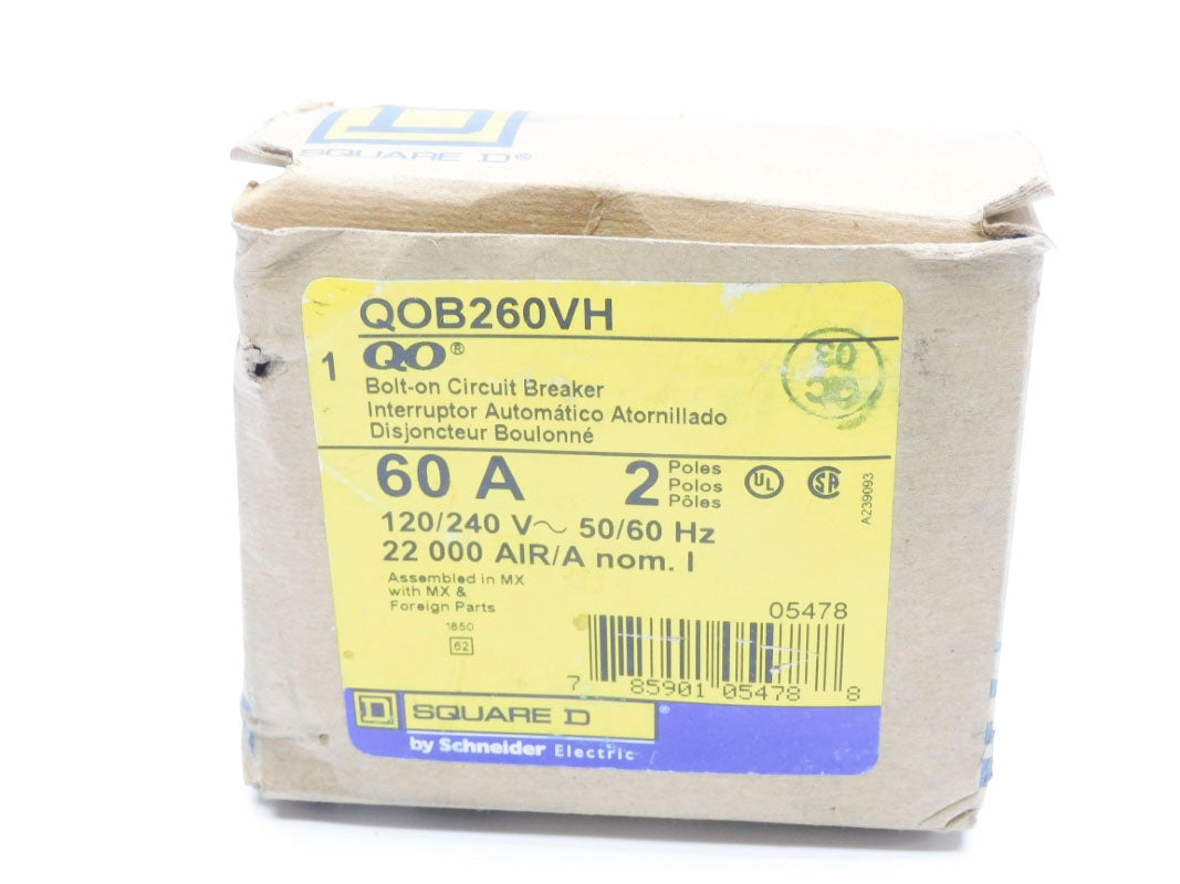 SQUARE D QOB260VH 120/240V 60A NSMP