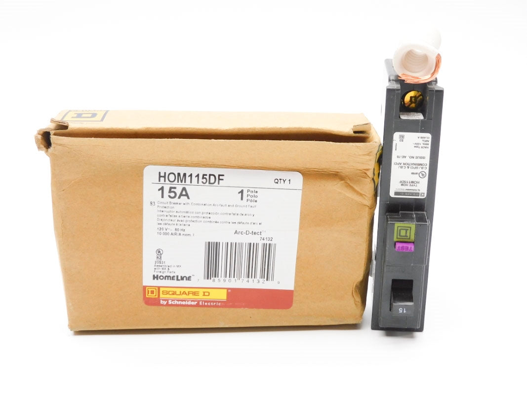 SQUARE D HOM115DF 120V 15A NSMP