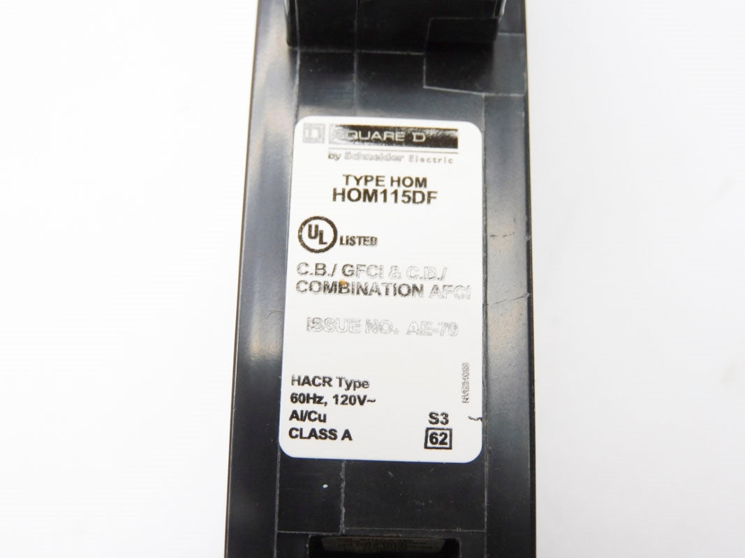 SQUARE D HOM115DF 120V 15A NSMP