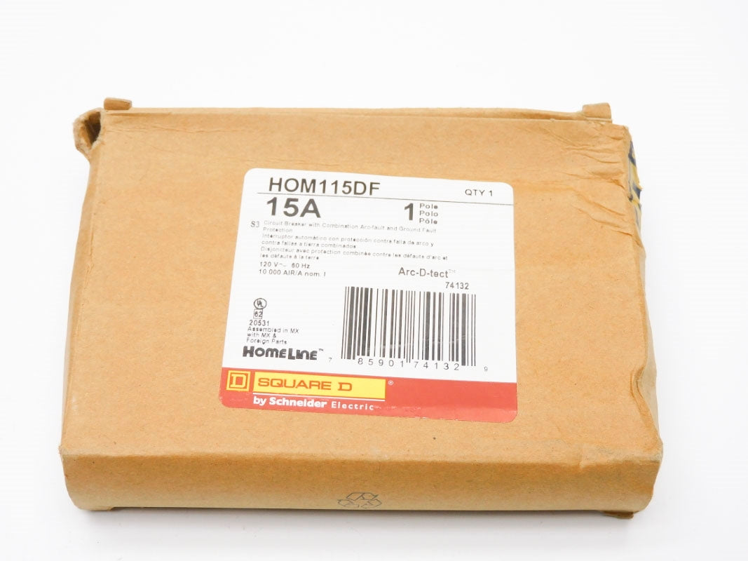 SQUARE D HOM115DF 120V 15A NSMP