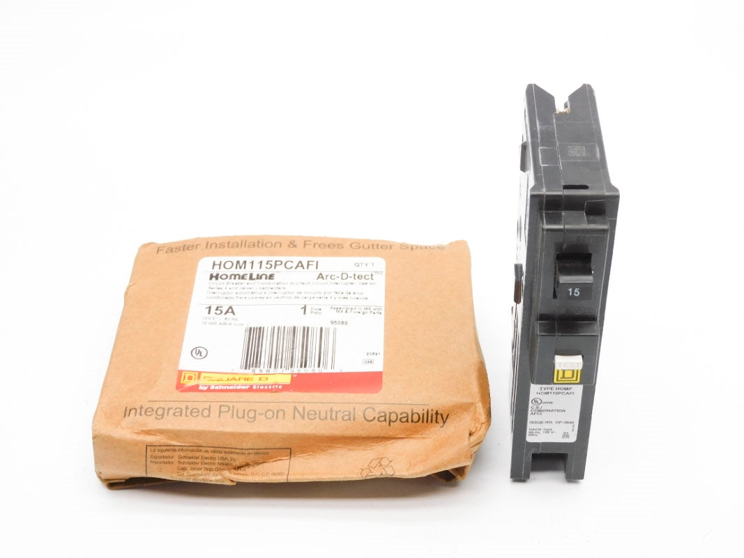 SQUARE D HOM115PCAFI 120V 15A NSMP