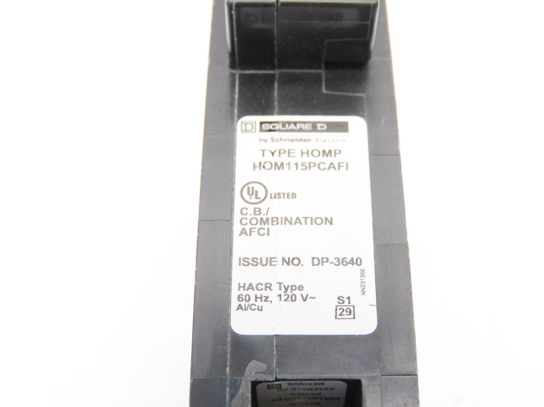SQUARE D HOM115PCAFI 120V 15A NSMP
