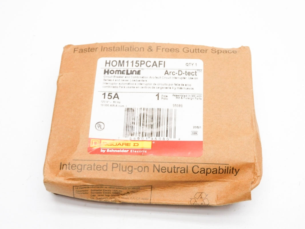 SQUARE D HOM115PCAFI 120V 15A NSMP