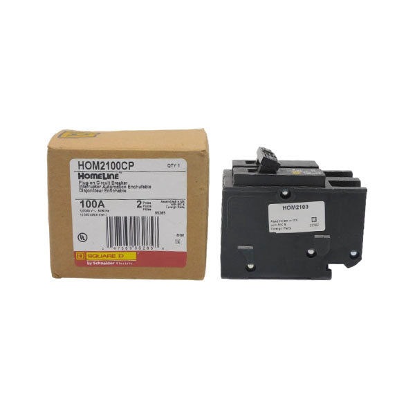 SQUARE D HOM2100CP 120/240V 100A NSMP