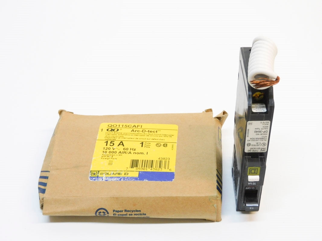 SQUARE D QO115CAFI 120V 15A NSMP