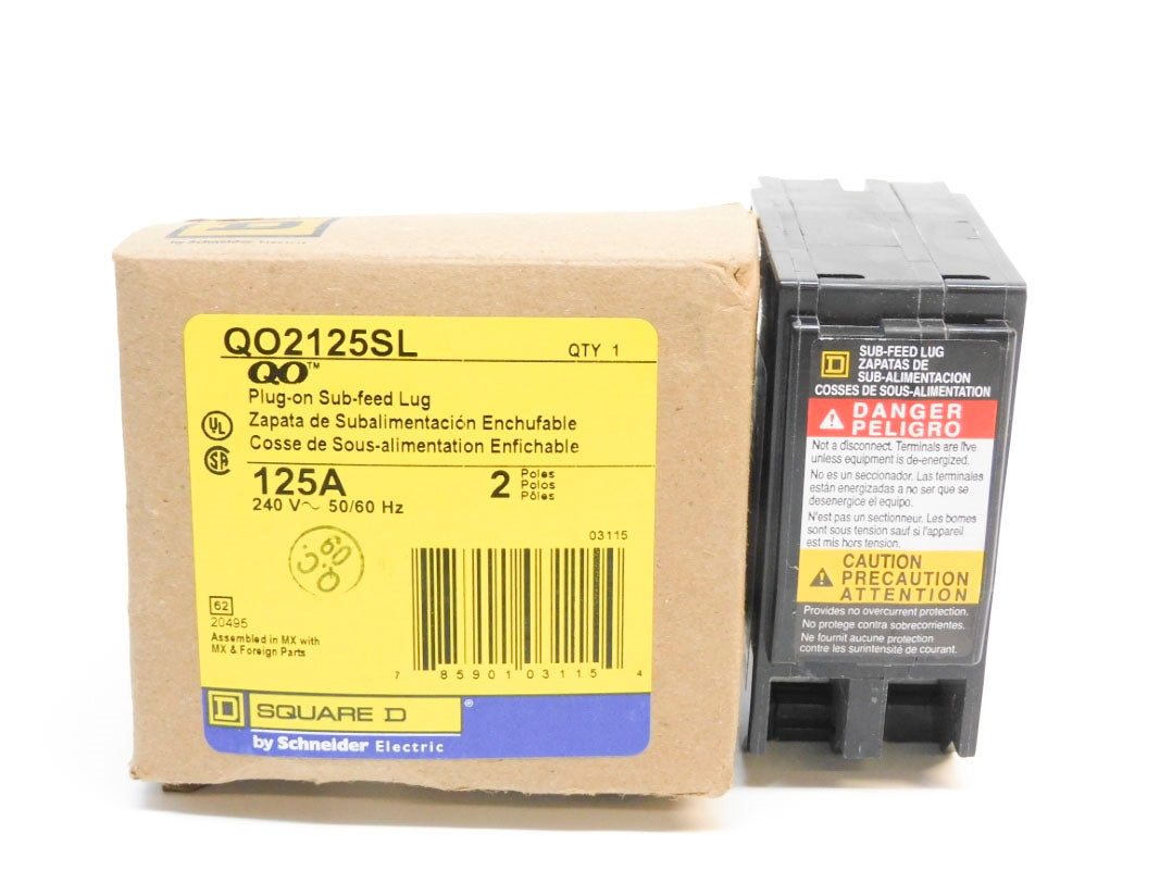 SQUARE D QO2125SL 240V 125A NSMP