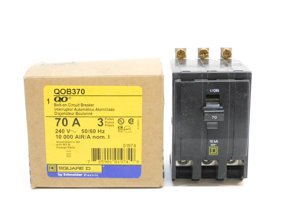 SQUARE D QOB370 240V 70A NSMP