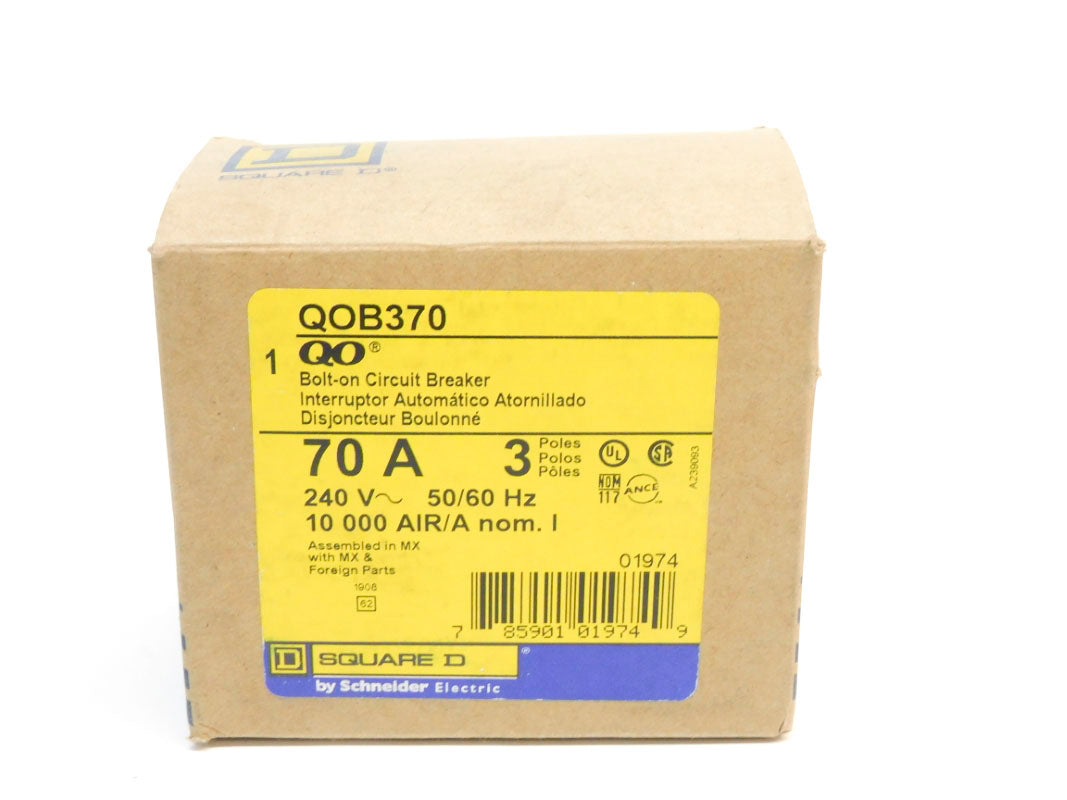 SQUARE D QOB370 240V 70A NSMP
