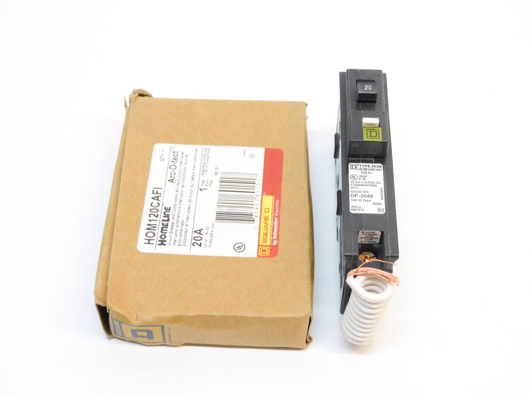 SQUARE D HOM120CAFI 120V 20A NSMP