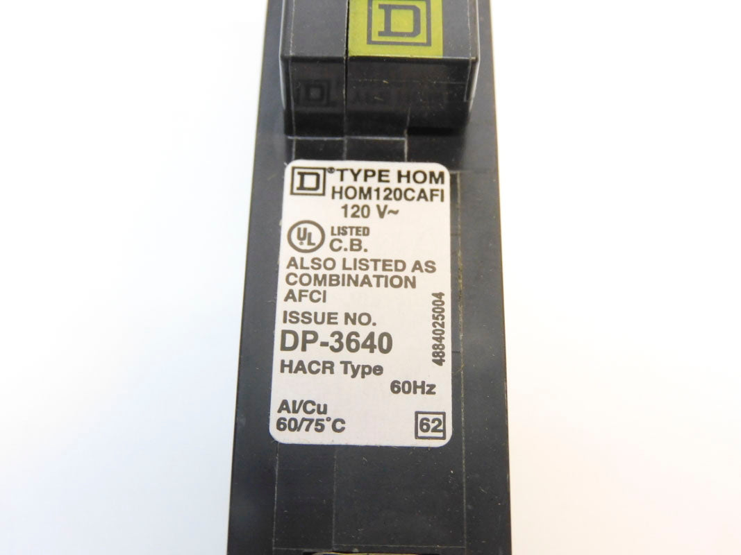 SQUARE D HOM120CAFI 120V 20A NSMP