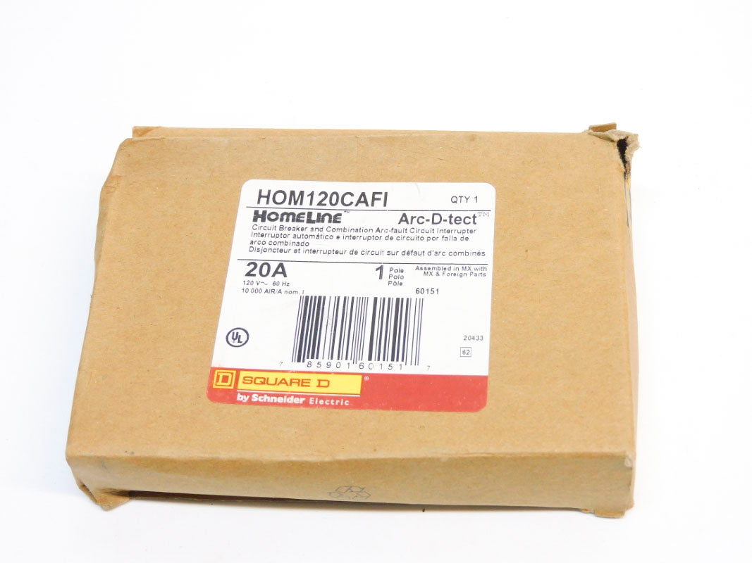 SQUARE D HOM120CAFI 120V 20A NSMP