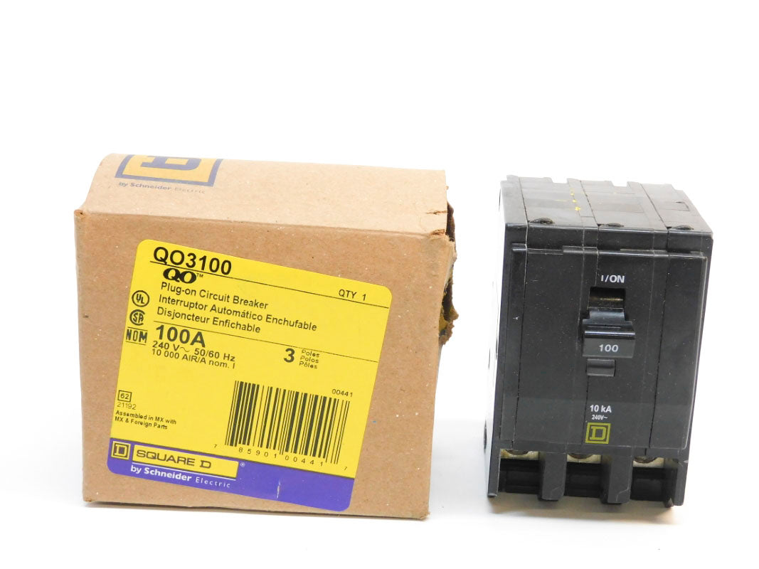 SQUARE D QO3100 240V 100A NSMP