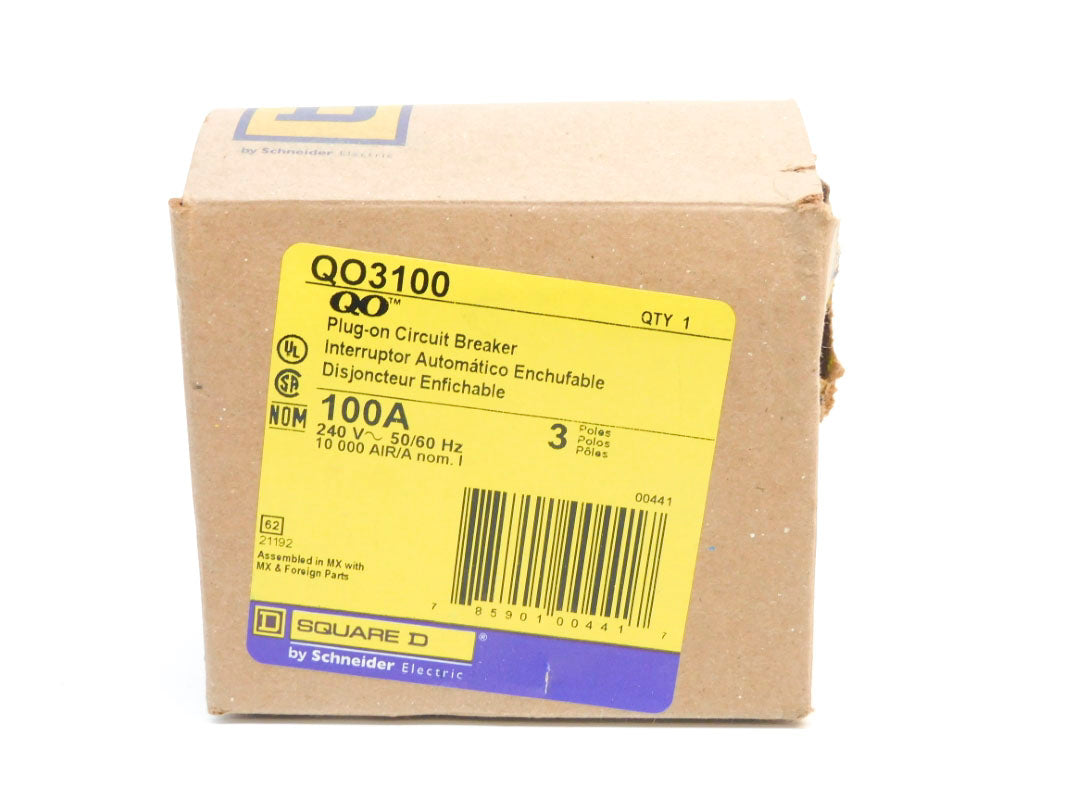 SQUARE D QO3100 240V 100A NSMP