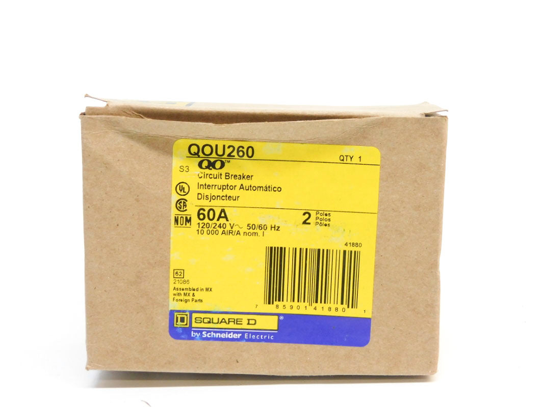 SQUARE D QOU260 120/240V 60A NSMP
