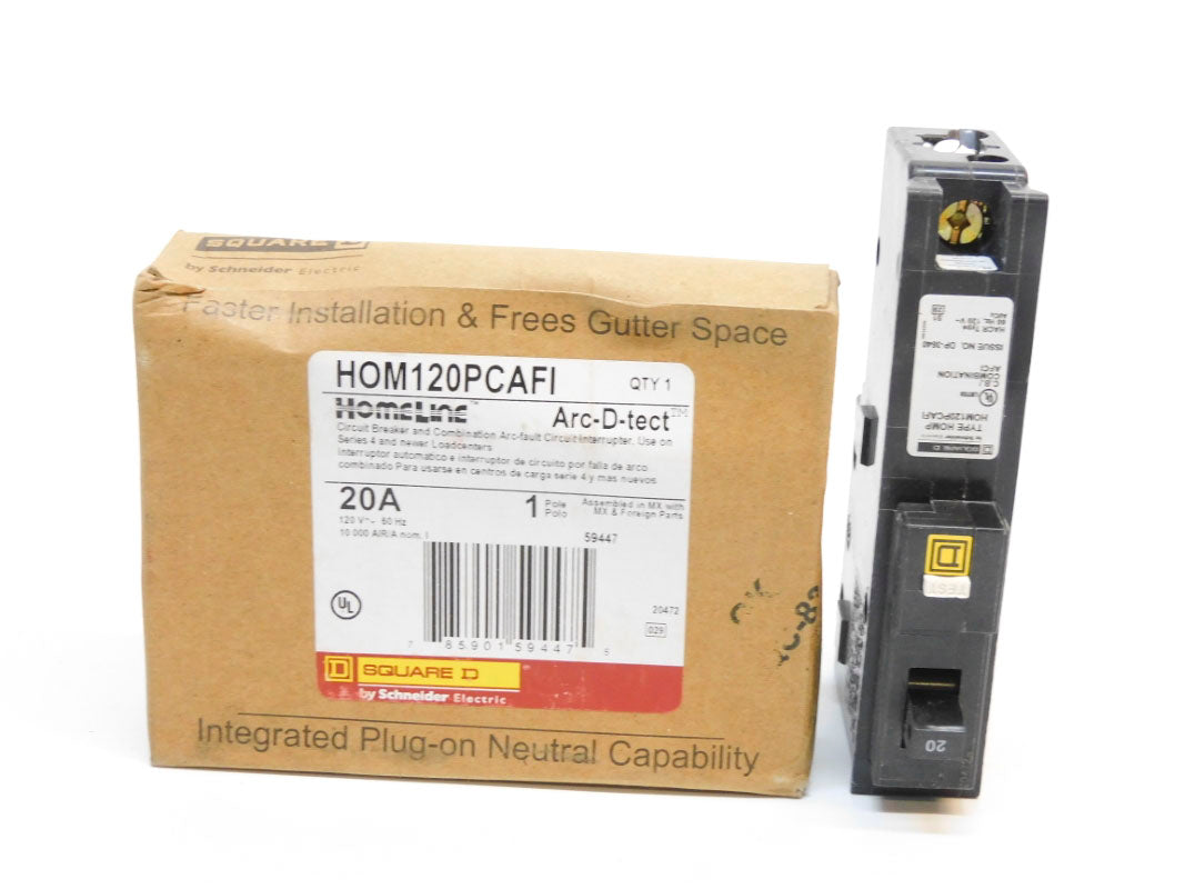 SQUARE D HOM120PCAFI 120V 20A NSMP
