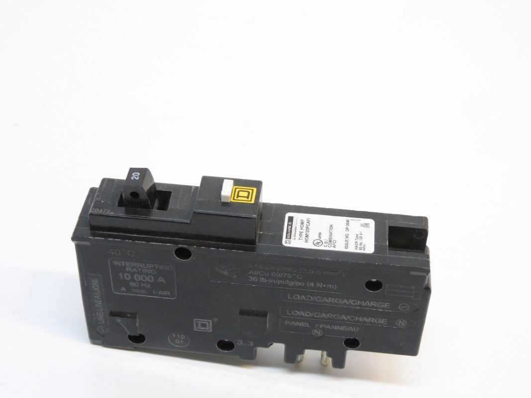 SQUARE D HOM120PCAFI 120V 20A NSMP