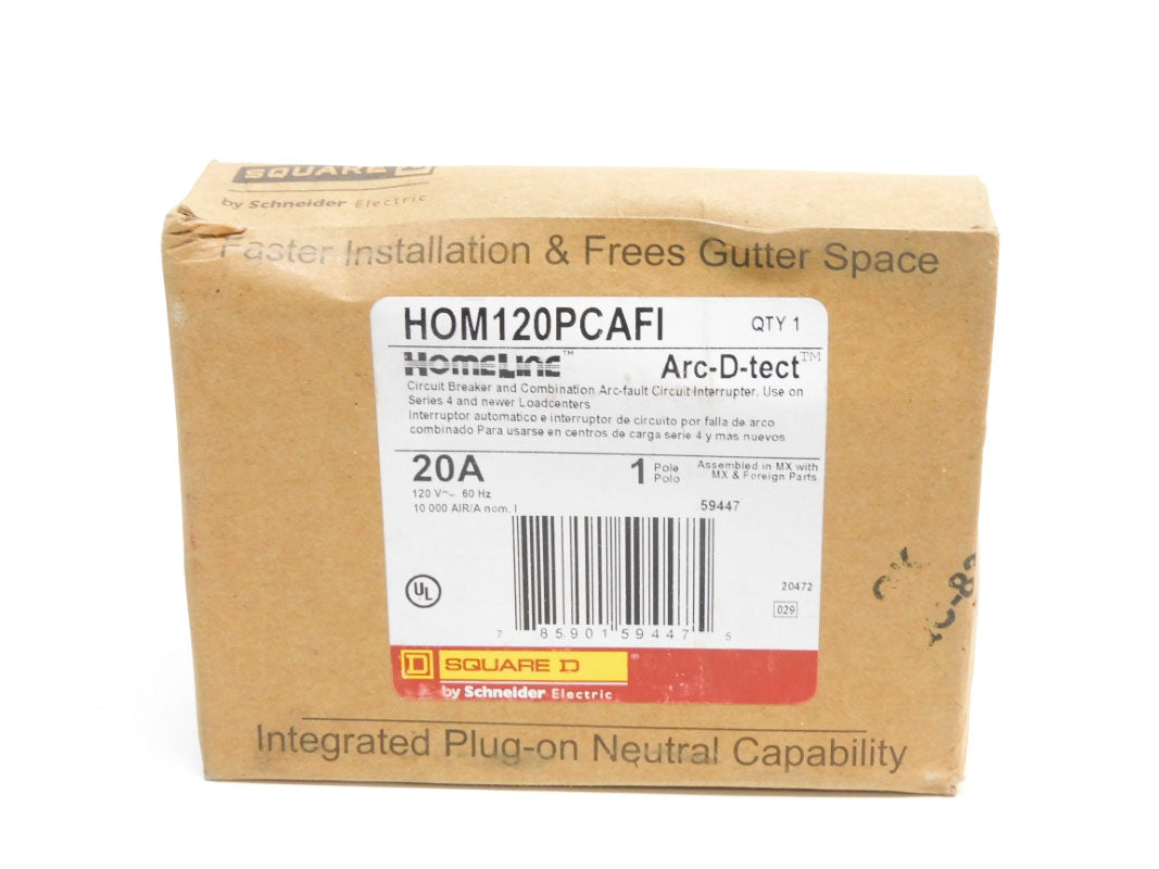 SQUARE D HOM120PCAFI 120V 20A NSMP