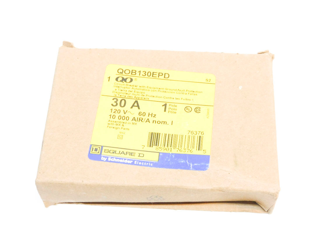 SQUARE D QOB130EPD 120V 30A NSMP