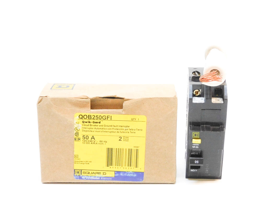 SQUARE D QOB250GFI 120/240V 50A NSMP